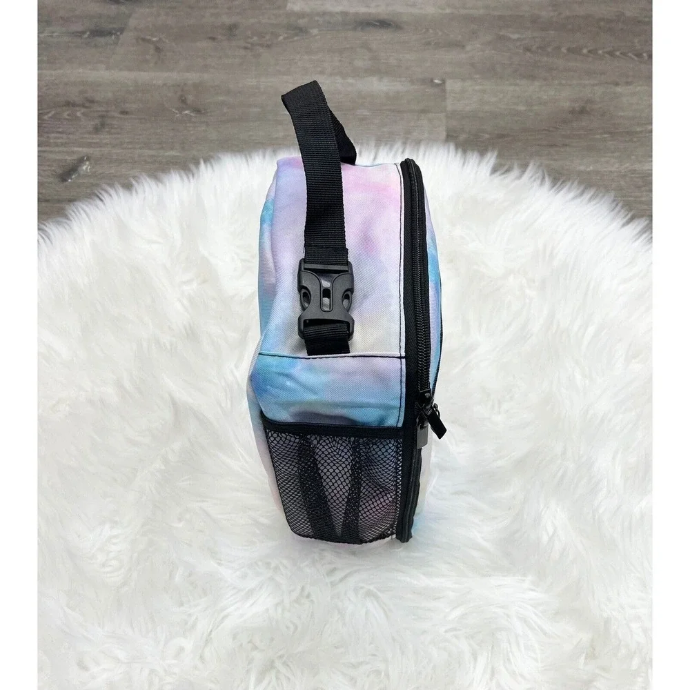 Pastel Watercolor Tie Dye Lunch Bag NEW 9